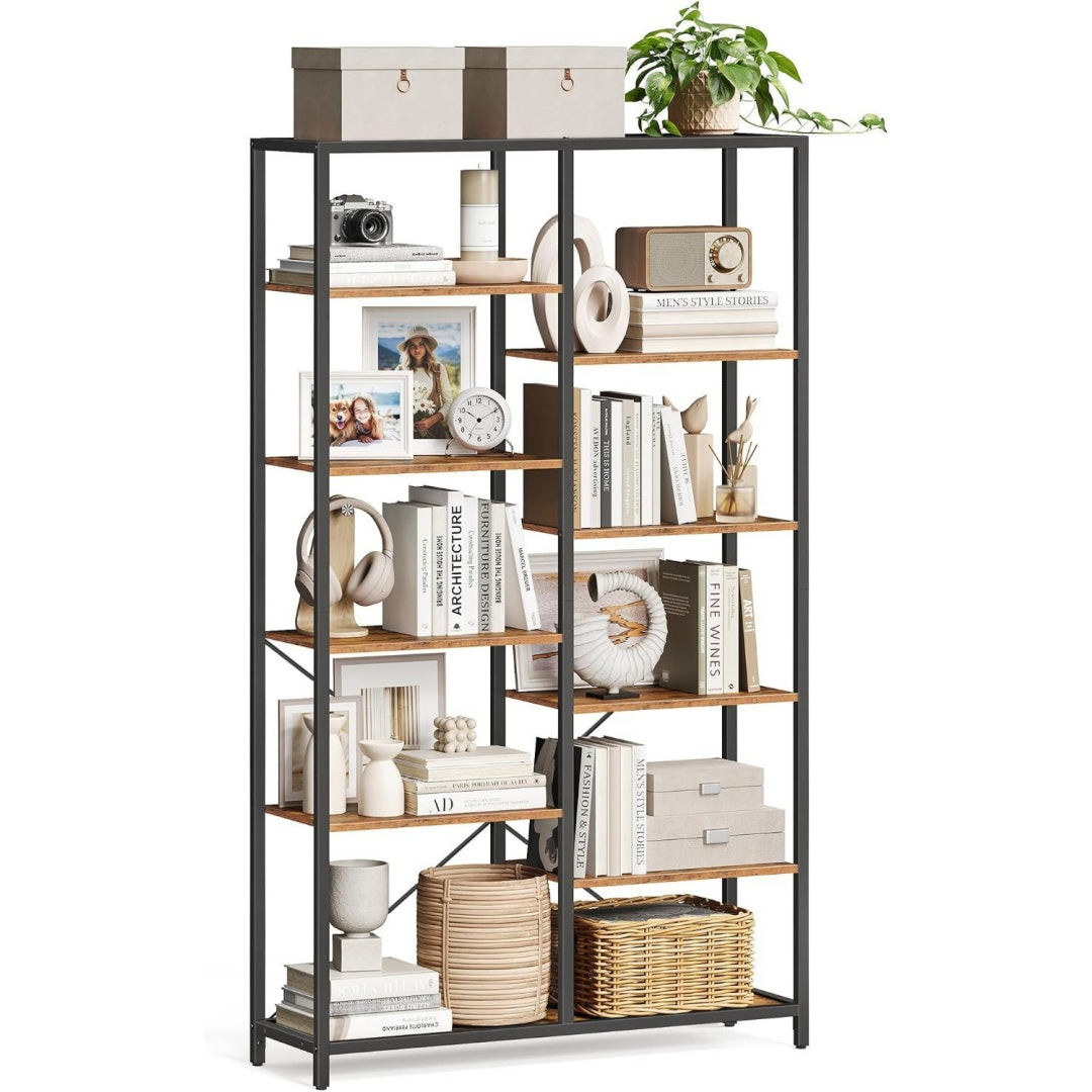 30 x 100 x 170 cm bibliotheque gris avec prises USB