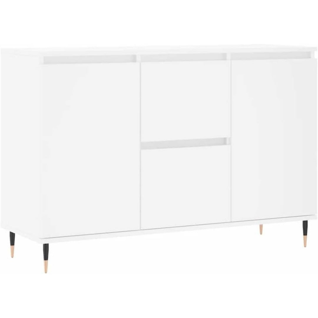 Vaisselier gris clair, 101.5 x 35 x 70 cm structure metallique