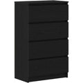 Buffet avec noir en bois