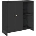 Armoire de rangement contemporaine noir
