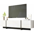 Meuble TV gris, contemporain, ideal pour chambre