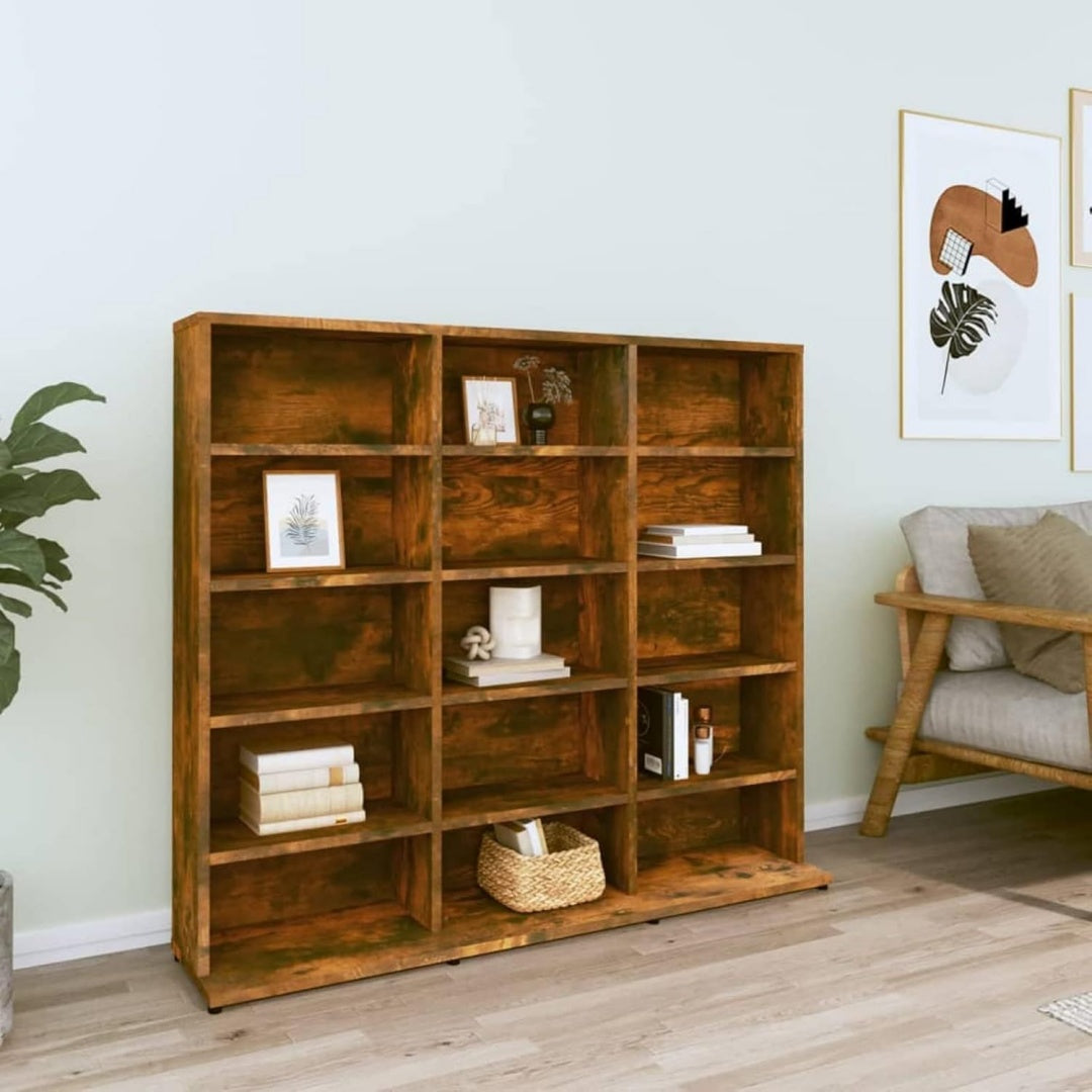 etagere avec gris decor chene