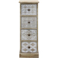 Armoire de rangement Grise 4 tiroirs