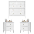 Table de chevet bien pensee gris clair vintage