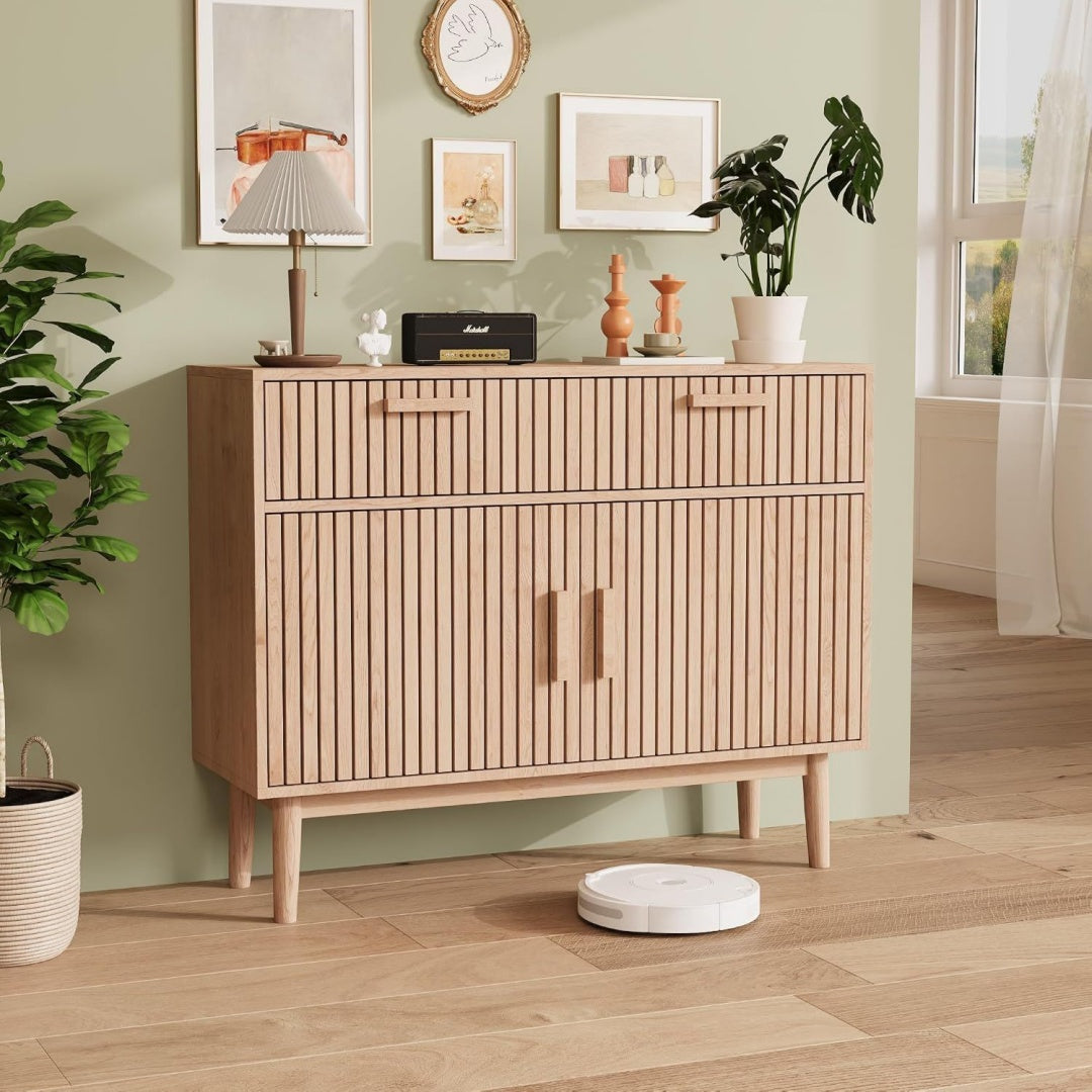 Bahut design contemporaine marron