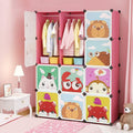 Rose etagere de rangement structure en acier