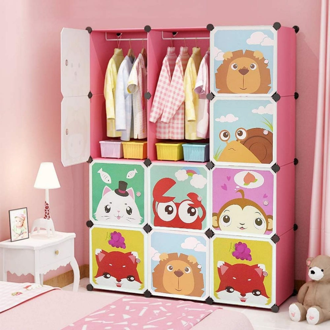 Rose etagere de rangement structure en acier