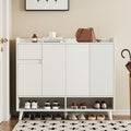 Buffet gris clair en panneau de particules