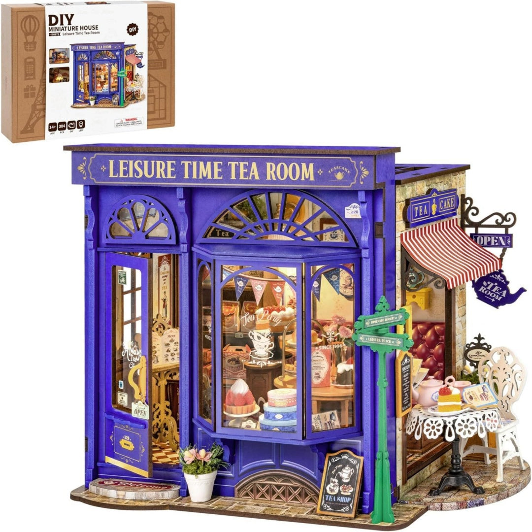 Maison de poupee industrielle lilas