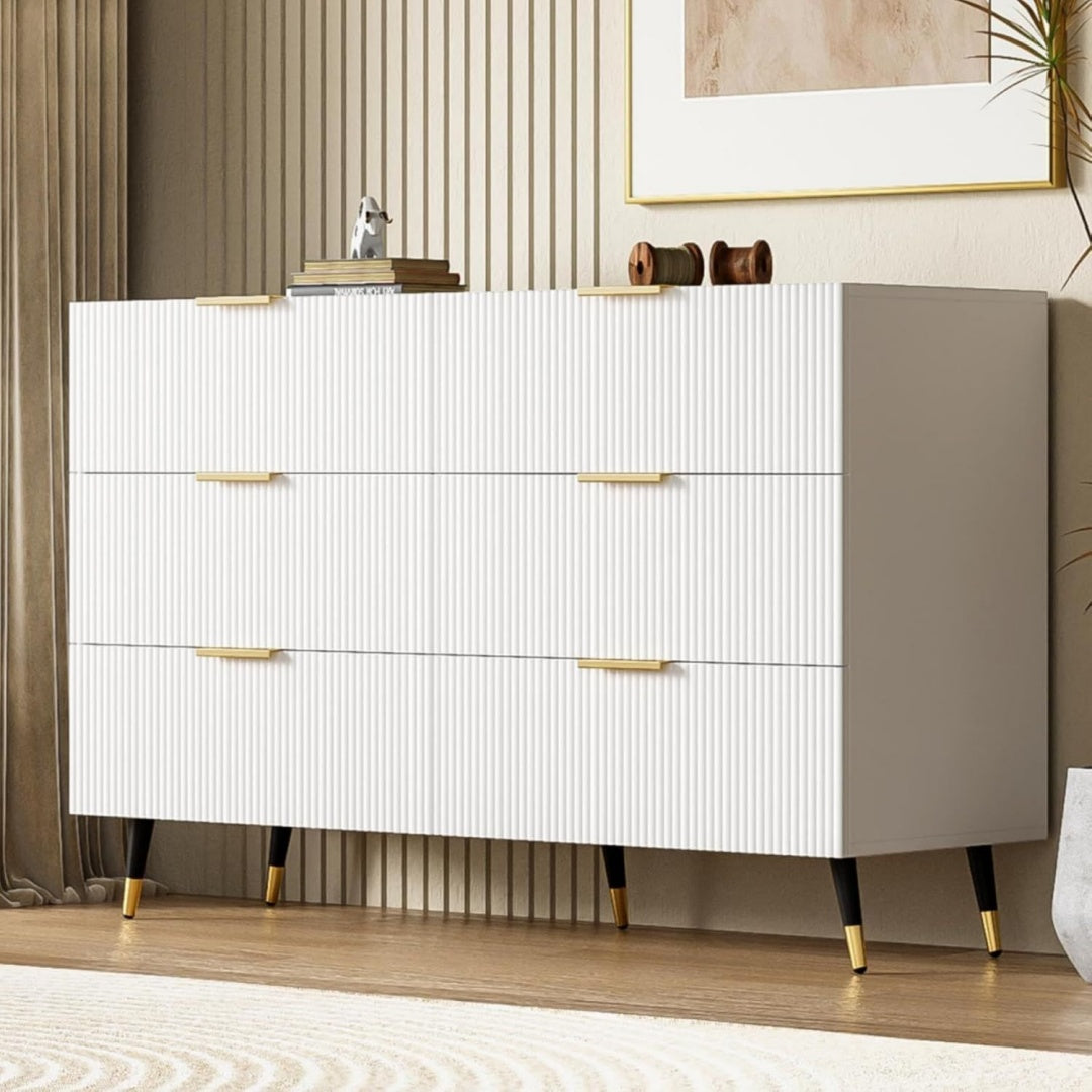 Commode parfait salon gris clair minimaliste