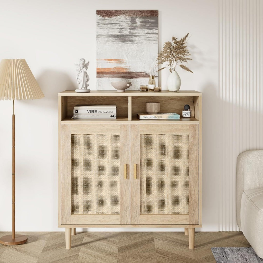 Enfilade gris clair 80 cm, de belle finition